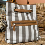Awning Stripe Canvas Backpack