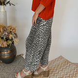 Savannah Leopard Horseshoe Jeans