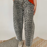 Savannah Leopard Horseshoe Jeans