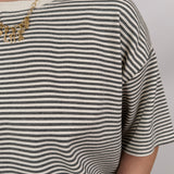 Denise Striped Oversized Tee