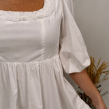 Chelsea Ruffled Square Neck Mini Dress