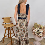 Tiffany Floral Tapestry Midi Dress