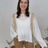 In Due Time Floral Knit Top