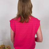 High Standards Striped Sweater Vest