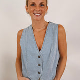 Agenda Queen Button Vest