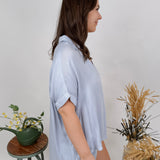 Just Winging It V-Neck Blouse