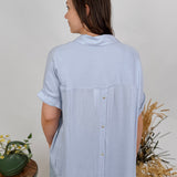 Just Winging It V-Neck Blouse