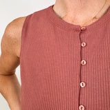 Blank Page Ribbed Knit Tank