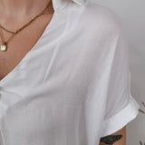 Just Winging It V-Neck Blouse