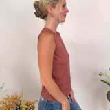 Blank Page Ribbed Knit Tank