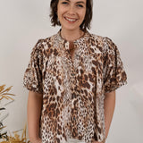 Among The Wild Button Up Top