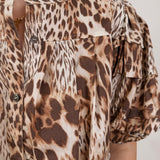Among The Wild Button Up Top