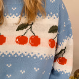 Chesney Cherry Pattern Sweater