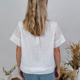 Gwendolyn Cotton Eyelet Blouse