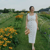 Aloe Gorgeous Sleeveless Midi Dress