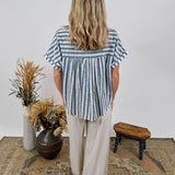 Sheer Luck Smocked Waist Pants