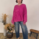 Lillian Flower Patch Sweatshirt