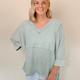 Collyns Mineral Washed Knit Top