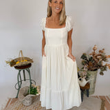 Crème BruLACE Maxi Dress