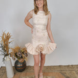 Carrie Anne Flutter Ruffle Mini Dress