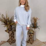 Kristi Striped Sweat Set