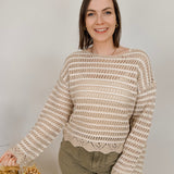 Take Heart Scallop Edge Sweater