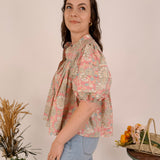 Erin Floral Print Blouse