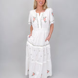 By Design Embroidered Maxi Dress