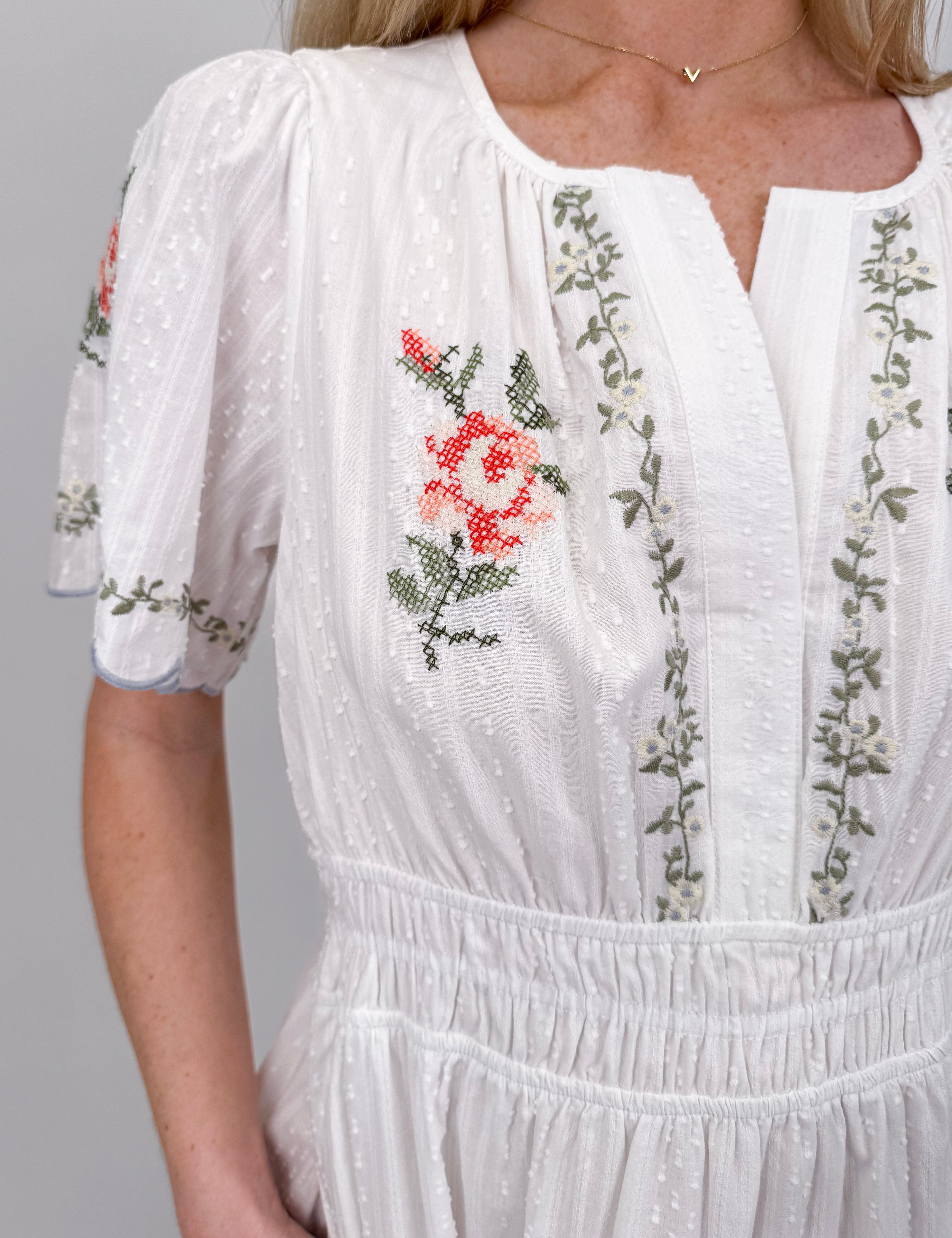 By Design Embroidered Maxi Dress