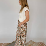 Live & Give Floral Midi Skirt