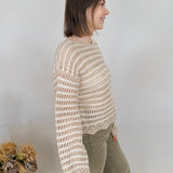 Take Heart Scallop Edge Sweater