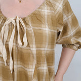 Nadine Plaid Romper