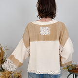 New Mercy Patchwork Knit Top