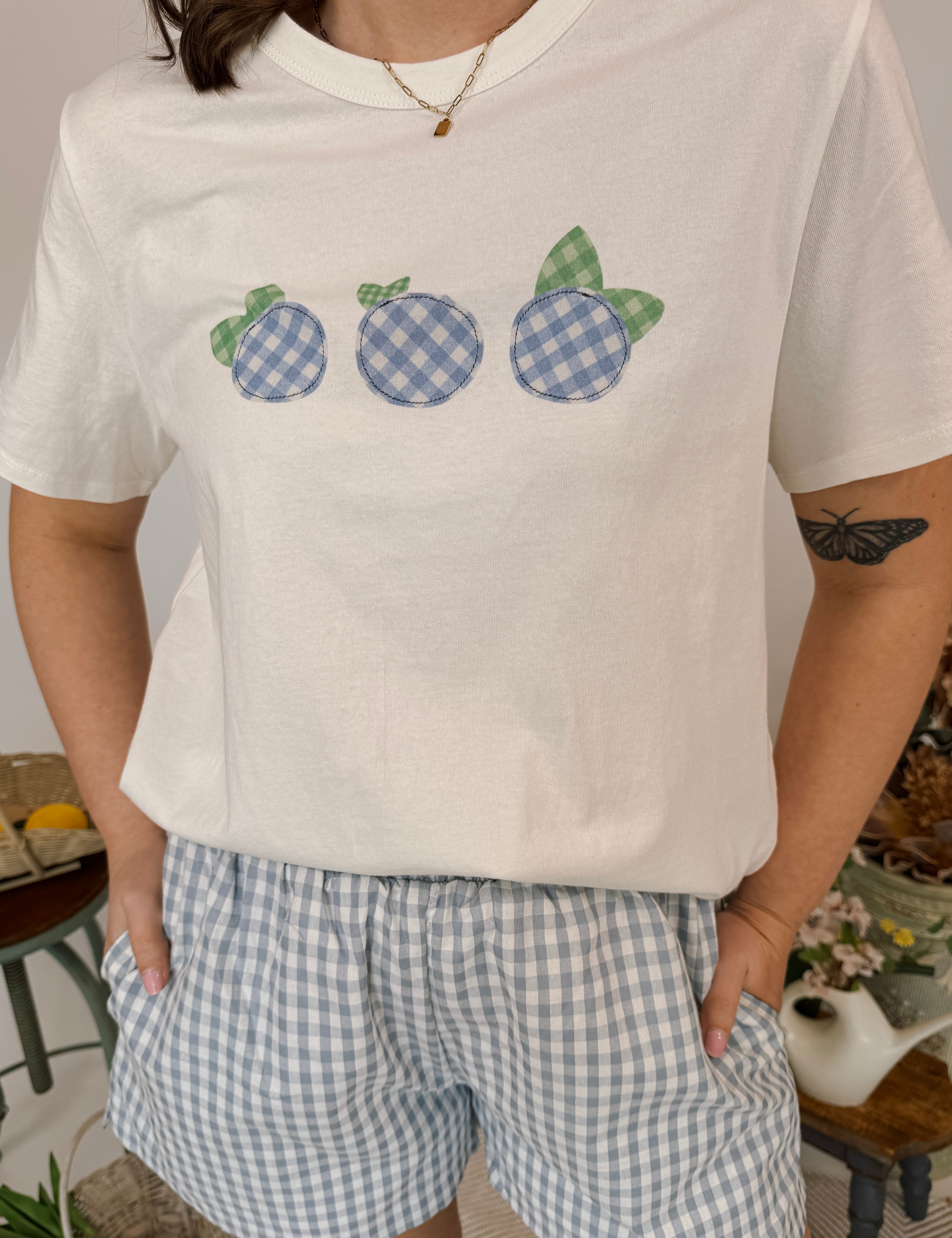 Feeling Blue-tiful Blueberry Graphic Tee