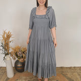 Simple Joy Tiered Midi Dress