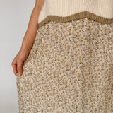 Simply Dazzling Floral Midi Skirt