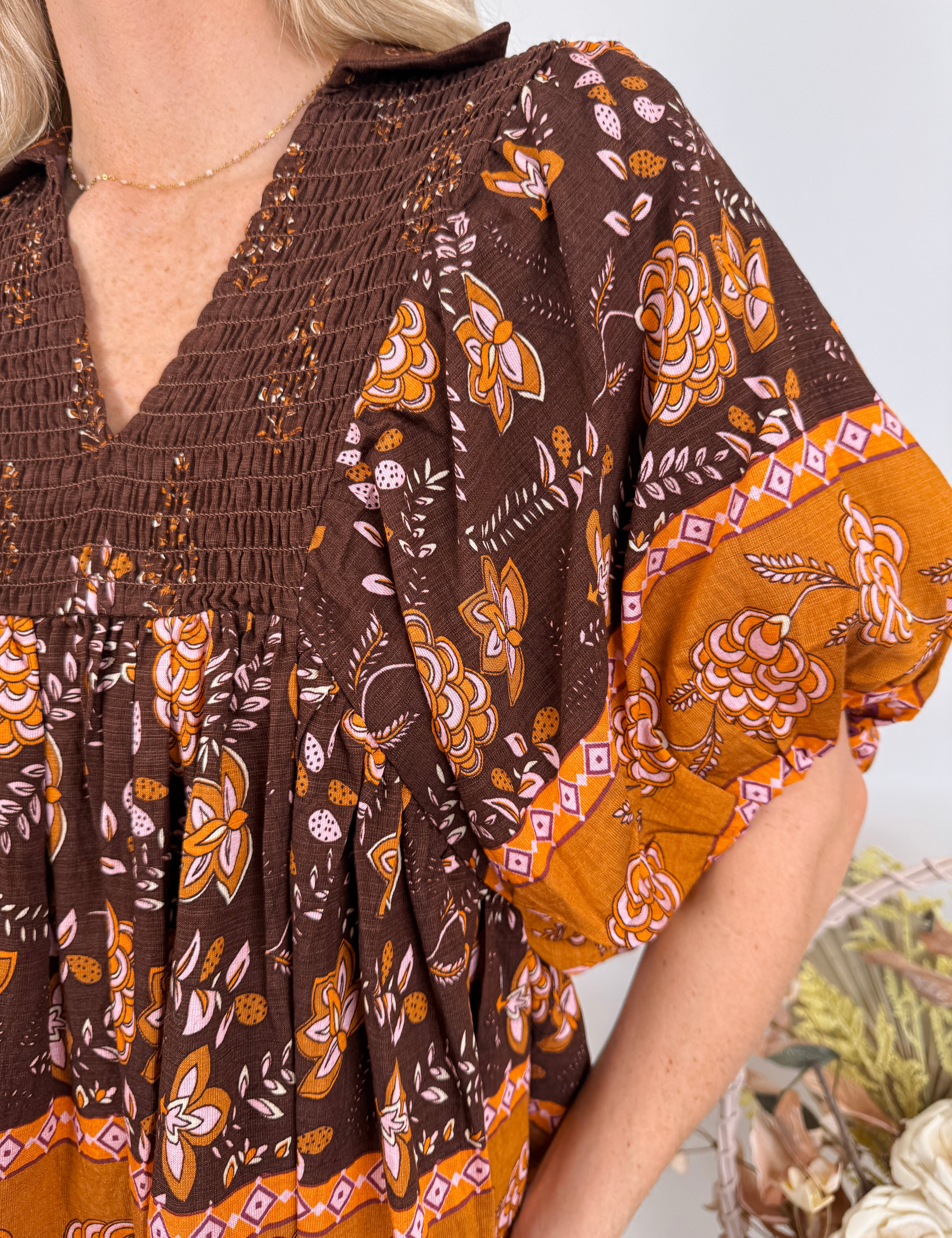 Evelyn Floral Blouse