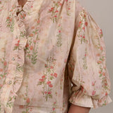 Dew Tell Floral Button Up Top