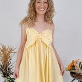 Julianna Solid Color Woven Dress