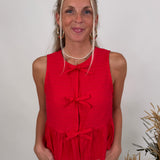 In A Twist Triple Bow Blouse