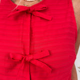 In A Twist Triple Bow Blouse