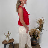 In A Twist Triple Bow Blouse