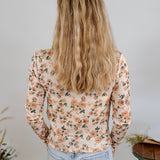 Shanna Floral Print Thermal Knit Top