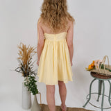 Julianna Solid Color Woven Dress
