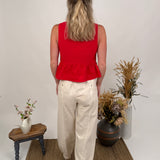 In A Twist Triple Bow Blouse