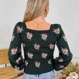 Laurel Floral Sweater Top