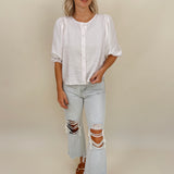 Mary Beth Button Up Blouse