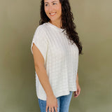 Charlotte Textured Boxy Sweater Top