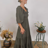 Simple Joy Tiered Midi Dress
