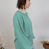 Classic Cool Striped Knit Top
